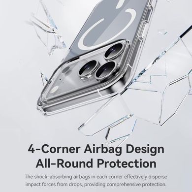 Прозорий чохол накладка Rock Crystal Shield Series TPU Case with Magsafe iPhone 17 Transparent