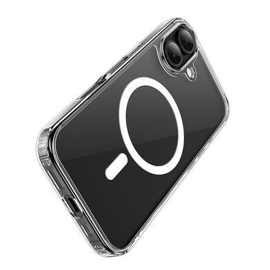 Прозорий чохол накладка Rock Crystal Shield Series TPU Case with Magsafe iPhone 17 Transparent