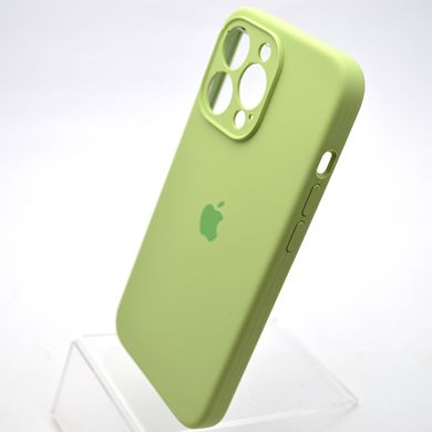 Силіконовий чохол накладка Silicon Case Full Camera для iPhone 13 Pro Mint Green