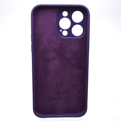 Силіконовий чохол накладка Silicon Case Full Camera для iPhone 14 Pro Max Amethyst