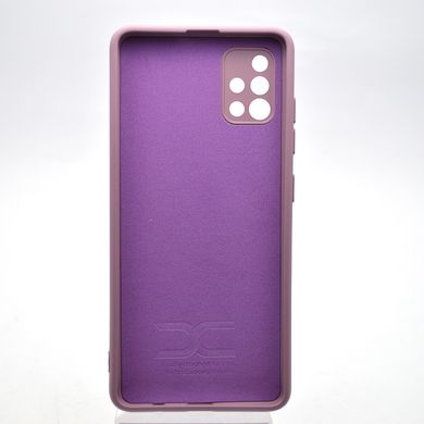 Чехол накладка Silicon Case Full Camera Galaxy A515 Samsung A51 Bordo