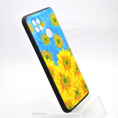 Чехол с патриотическим принтом (Подсолнухи) TPU Print Sunflower для Xiaomi Redmi 10C/Poco C40