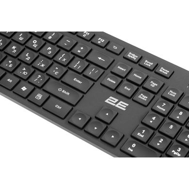 Клавіатура бездротова 2E KS260 Wireless Black