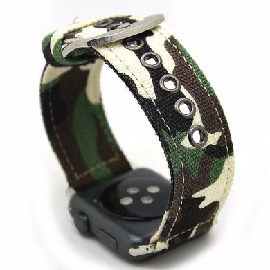 Ремешок камуфляжный для iWatch 42mm/44mm/45mm/49mm Bikson Camouflage Design