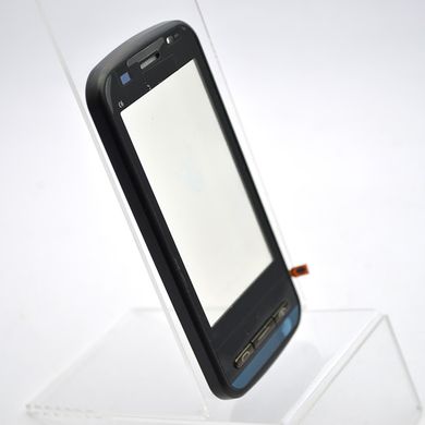 Сенсор (тачскрін)  Nokia C6-00 Black з рамкою та клавіатурою Original 100%