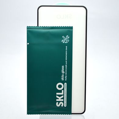 Захисне скло SKLO 3D для Xiaomi Redmi Note 9s/Redmi Note 9 Pro Black/Чорна рамка