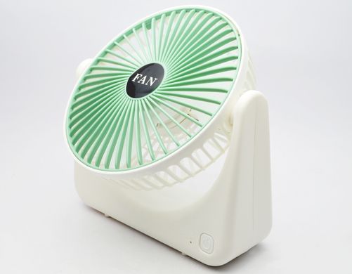 Вентилятор настільний USB FAN Portabe S13 Green (Зелений)