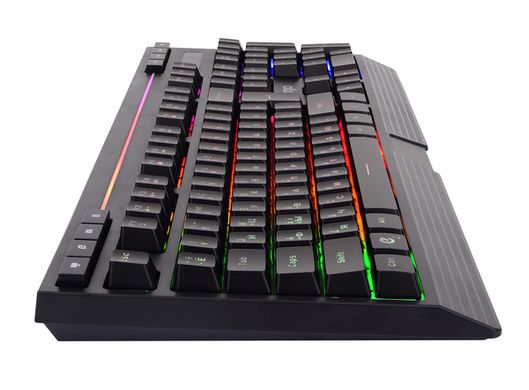 Проводная клавиатура с RGB подсветкой игровая ERGO KB-612 (Black)