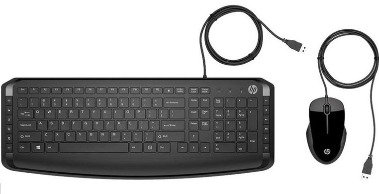 Игровой набор (проводные клавиатура+мышь) HP Pavilion 200 USB Black (9DF28AA)