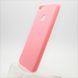 Матовий чохол New Silicon Cover для Huawei Y9 (2018) Pink (C)