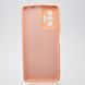 Чехол накладка Silicon Case Full Cover для Xiaomi Redmi Note 10 Pro Peach