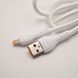 Кабель ANSTY SI-30 Nylon Lightning 120W 1M White