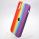 Чохол з райдужним дизайном Silicon Case Rainbow Full Camera для iPhone 12 №6