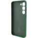 Чохол накладка Silicon Case Full Camera Lakshmi Galaxy S24 Plus Samsung S926 Dark Green/Темно-зелений