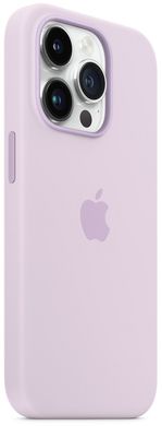Чехол накладка для iPhone 14 Pro (6.1) Silicone Case with MagSafe Lilac Purple