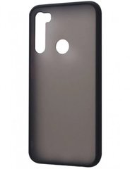 Чехол с полупрозрачной задней крышкой Matte Color Case TPU для Xiaomi Redmi Note 8 Black