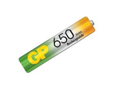 Акумуляторна батарейка GP Rechargeable 65AAAHC R03 size AAA 1.2V 650mAh 1 штука