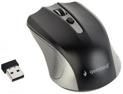 Мишка безпровідна Gembird MUSW-4B-04-GB Black-Grey