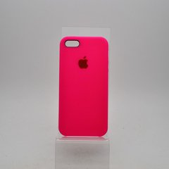 Чохол накладка Silicon Case для iPhone 5/5S/5SE Neon Pink Copy