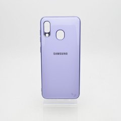 Чехол глянцевый с логотипом Glossy Silicon Case для Samsung A205/A305 Galaxy A20/A30 Violet