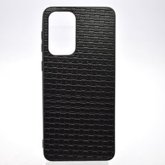 Чехол накладка Leather Case Scourge для Samsung A336 Galaxy A33 Black/Черный
