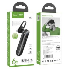 Гарнитура Bluetooth Hoco E63 Black