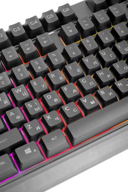 Клавіатура дротова з RGB підсвіткою ігрова ERGO KB-645 (Black)