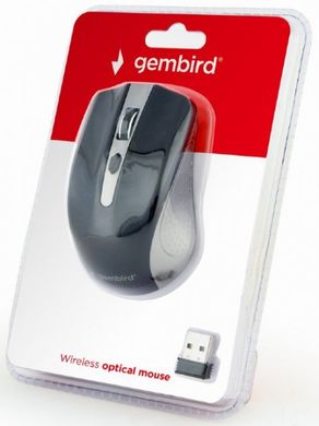 Мышка беспроводная Gembird MUSW-4B-04-GB Black-Grey