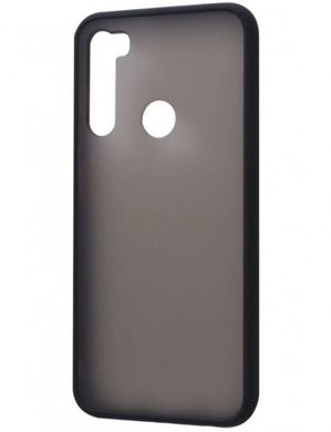 Чохол з напівпрозорою задньою кришкою Matte Color Case TPU для Xiaomi Redmi Note 8 Black