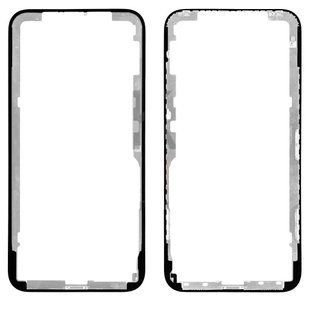 Рамка дисплея LCD iPhone X Black з термоклеєм