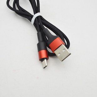 Кабель HOCO X26 "Xpress" USB-Type-C 1m Black-Red