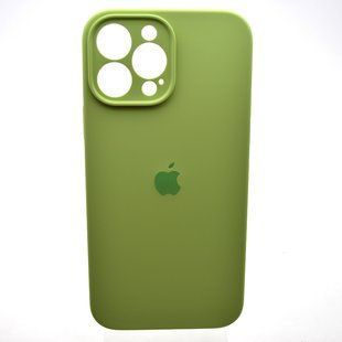 Силіконовий чохол накладка Silicon Case Full Camera для iPhone 13 Pro Max Mint Green