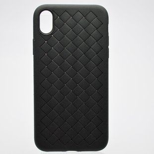 Чехол накладка Weaving для iPhone Xr Черный