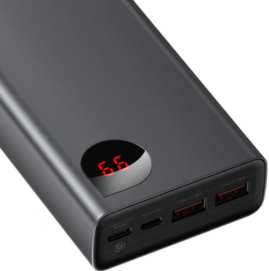 Внешний аккумулятор Power Bank Baseus Adaman Metal Digital Display Quick Charge 65W 20000mAh Black/Черный