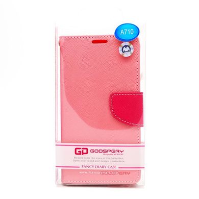 Чохол книжка GP Goospery Book Cover Samsung A710/A7 (2016) Pink