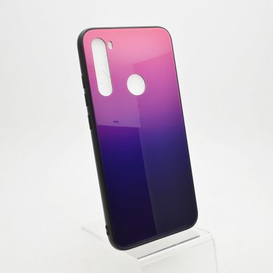 Стеклянный чехол Gradient Glass Case для Xiaomi Redmi Note 8 Pink-Violet