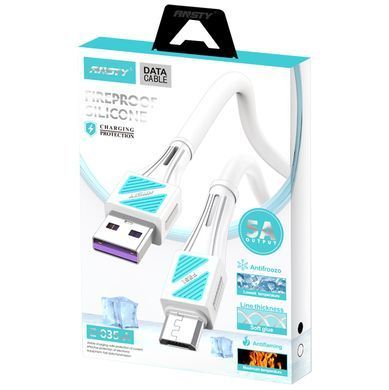 Кабель ANSTY Z-035-A Micro USB Silicone 5A 1M Черный