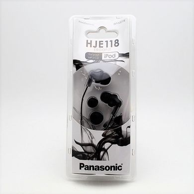 Навушники Panasonic RP-HJE118GU-K Black