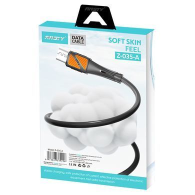 Кабель ANSTY Z-035-A Micro USB Silicone 5A 1M Черный