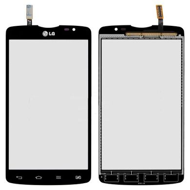 Touchscreen (сенсор) для телефону LG L80/D380 Dual Black Original TW