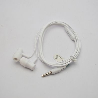 Наушники проводные с микрофоном ANSTY E-057 3.5mm White