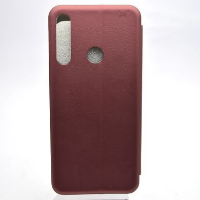 Чехол книжка Premium Magnetic для Huawei Y6P Marsala