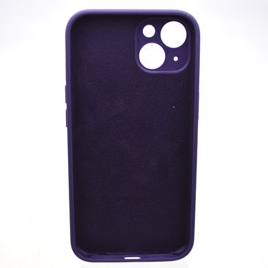 Силиконовый чехол накладка Silicon Case Full Camera для iPhone 15 Amethyst