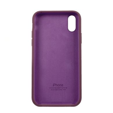 Чехол накладка Silicon Case Full Cover для iPhone X/iPhone Xs Maroon
