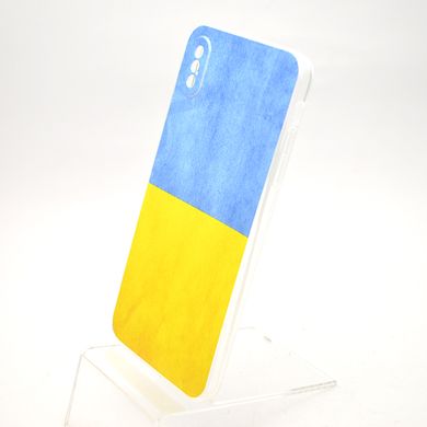 Чехол с патриотическим принтом TPU Print Ukrainian Flag для iPhone Xs Max