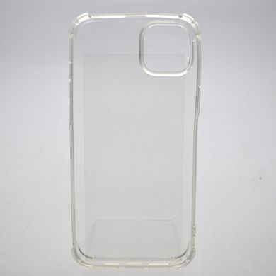 Силиконовый прозрачный чехол накладка TPU WXD Getman для iPhone 14 Plus Transparent/Прозрачный