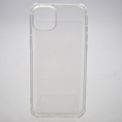 Силіконовий прозорий чохол накладка TPU WXD Getman для iPhone 14 Plus Transparent/Прозорий