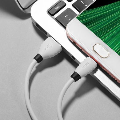 Кабель Hoco X27 Excellent Charge MicroUSB 2.4A 1.2m Білий