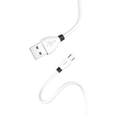 Кабель Hoco X27 Excellent Charge MicroUSB 2.4A 1.2m Білий