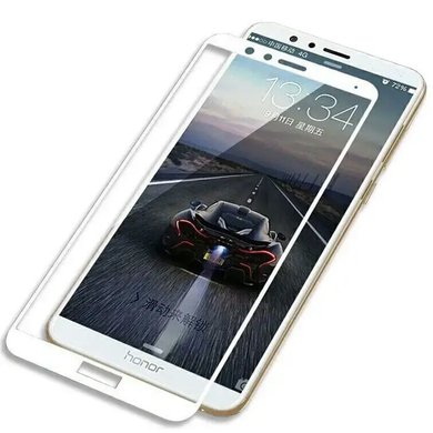 Захисне скло Silk Screen для Huawei Honor 7X (0.33mm) White тех. пакет